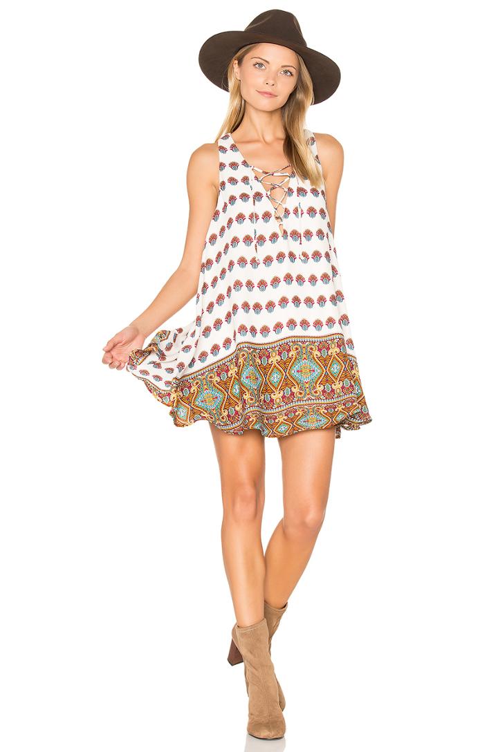 Rancho Mirage Lace Up Dress