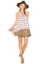 Rancho Mirage Lace Up Dress