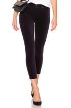 Rocket Crop Velvet Skinny