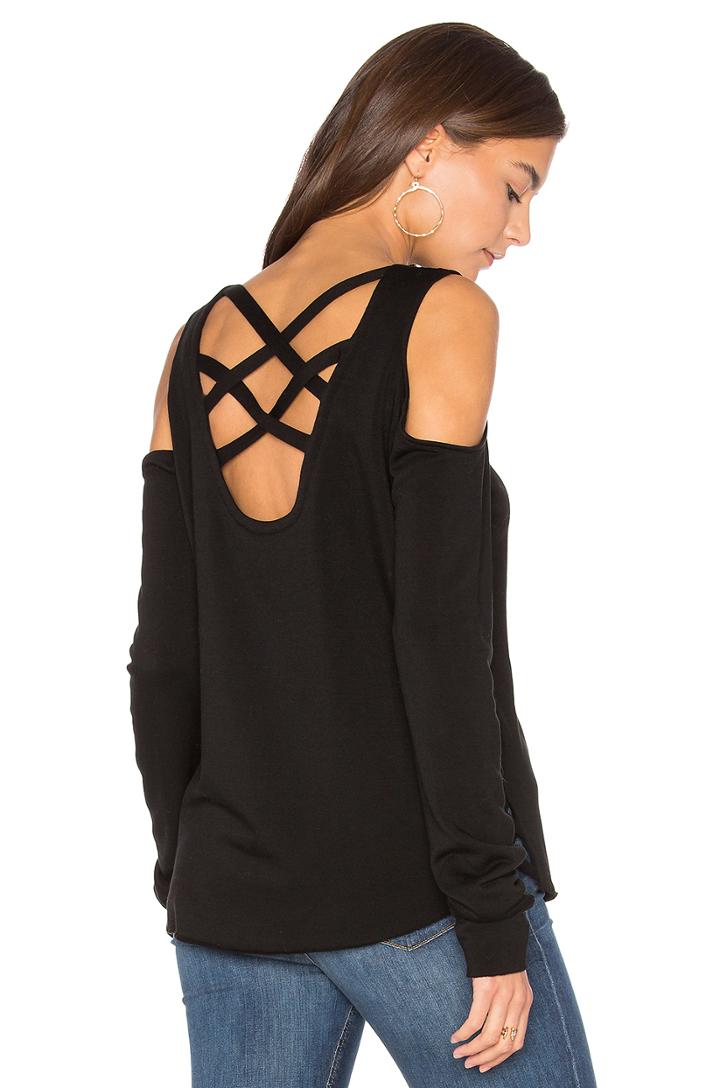 Marie Crisscross Sweatshirt