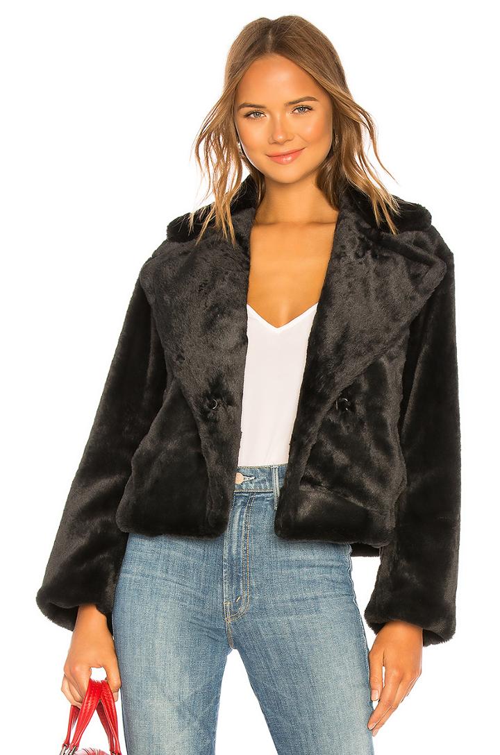 Plush Faux Fur Coat