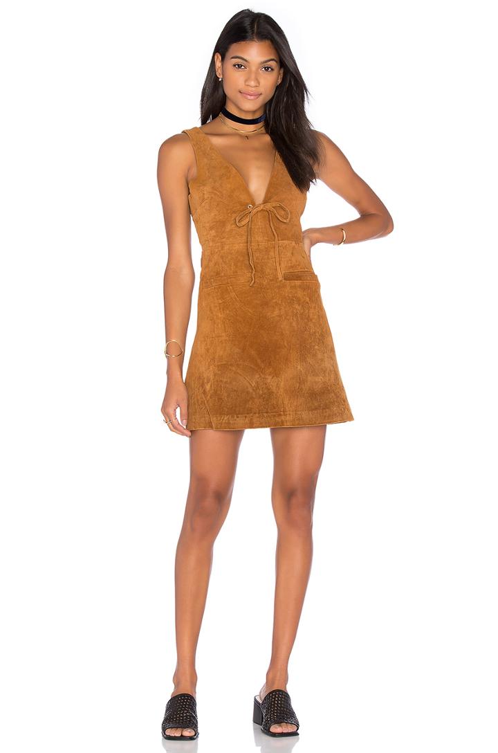 Roxy Tie Front Mini Dress