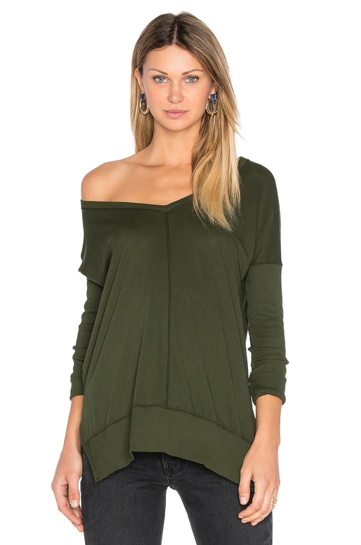 Light Weight Jersey V Neck Tunic