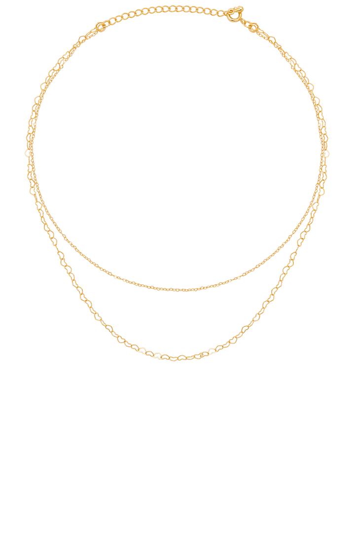 Kiara Heart Chain Layered Necklace