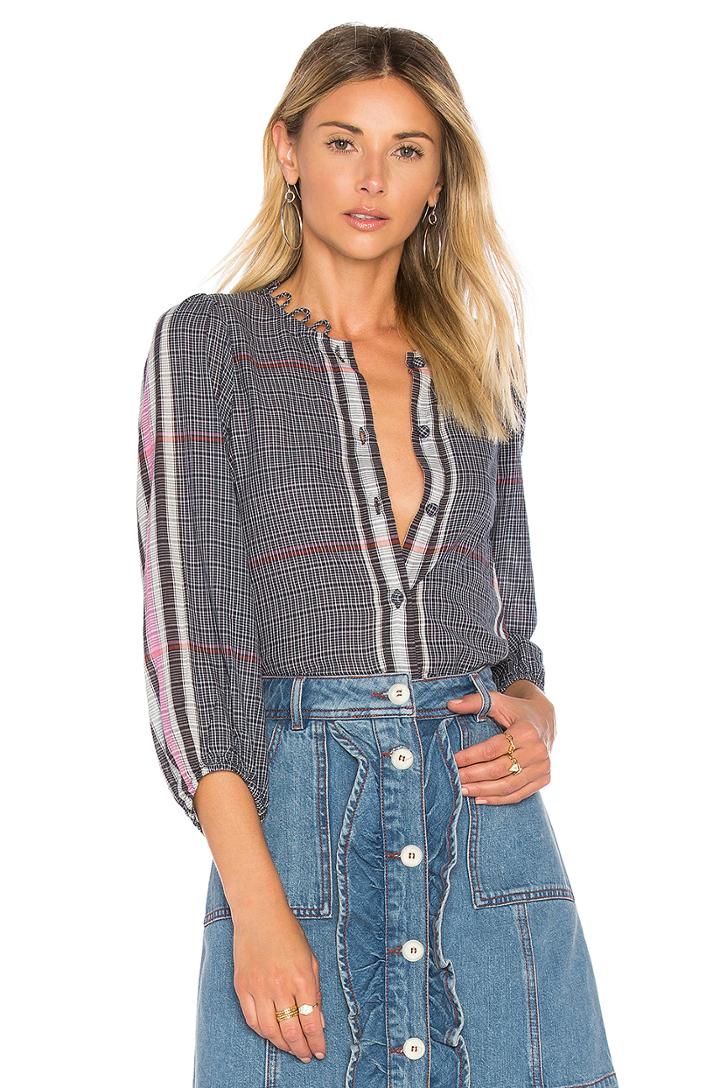 Lalla Shirred Sleeve Top