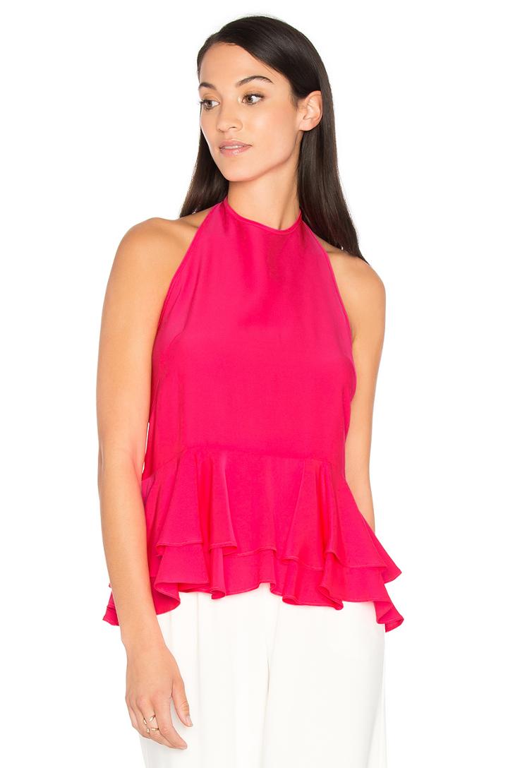 Halter Ruffle Tank