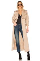 Relaxed Cocoon Trench With Contrast Stitch