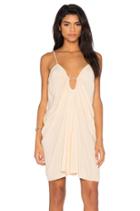 Drape Criss Cross Back Dress
