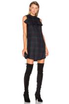 Ruffle Front Sleeveless Dress
