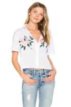 Gretta Embroidered Button Down