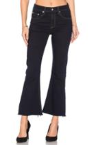 Fray Hem Crop Flare