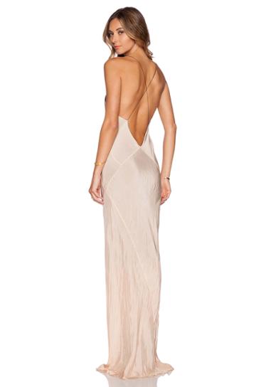 Long Plunge Dress