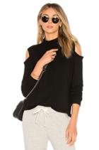 Turtleneck Cold Shoulder Tee