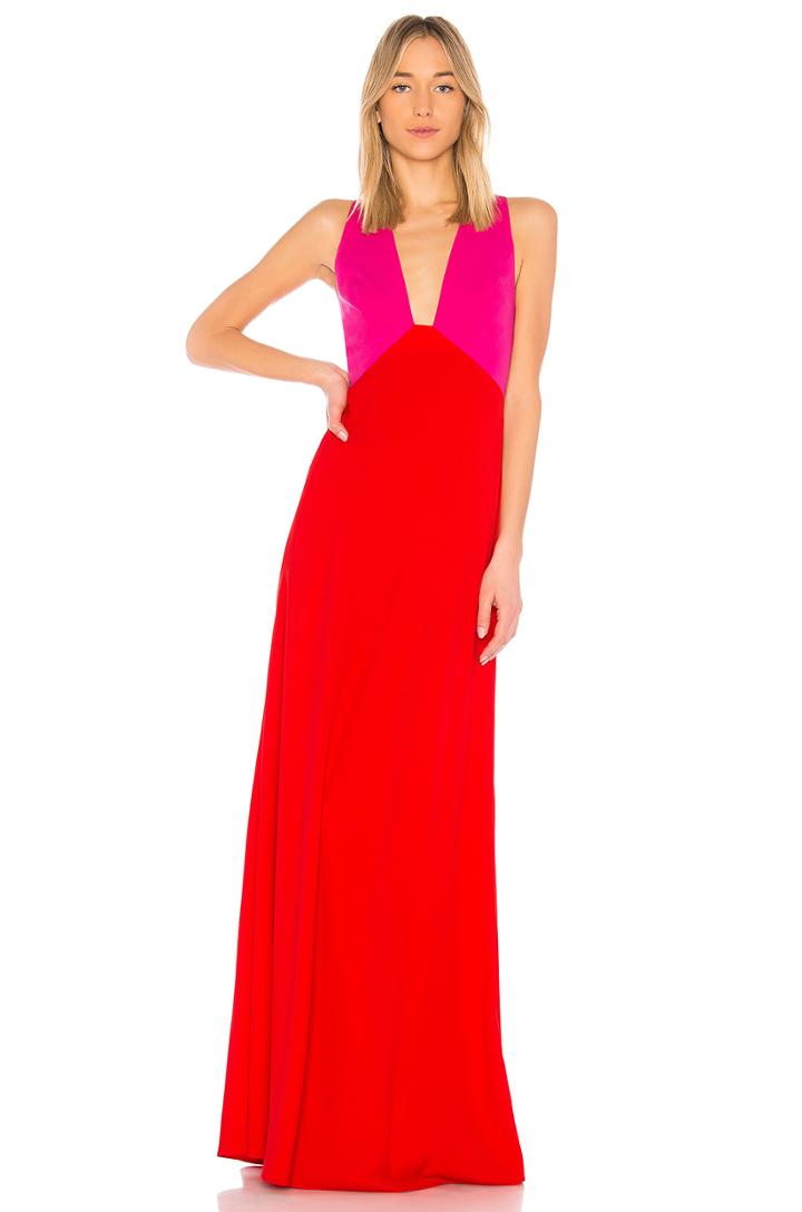 Jill By Jill Stuart Color Block Gown