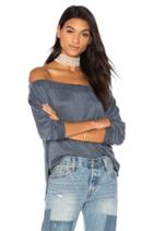 Rib Off The Shoulder Top