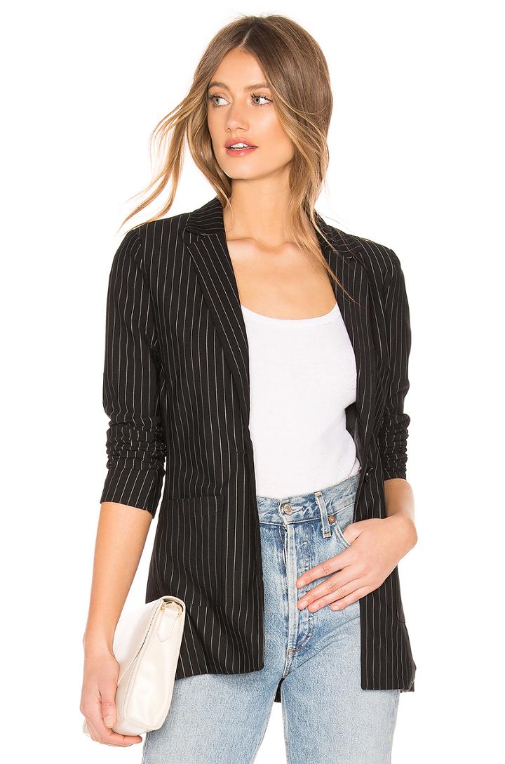 Carissa Pinstripe Blazer