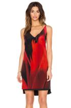 Feather Silk Dress