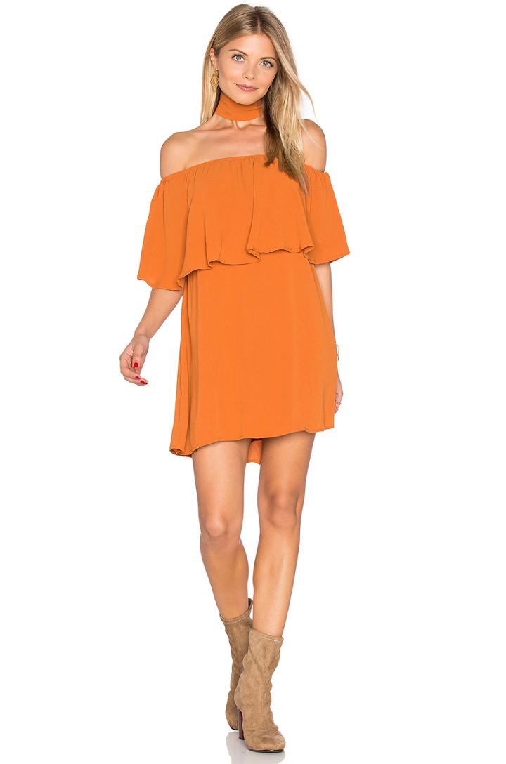 Chloe Ruffle Choker Dress