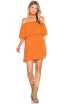 Chloe Ruffle Choker Dress
