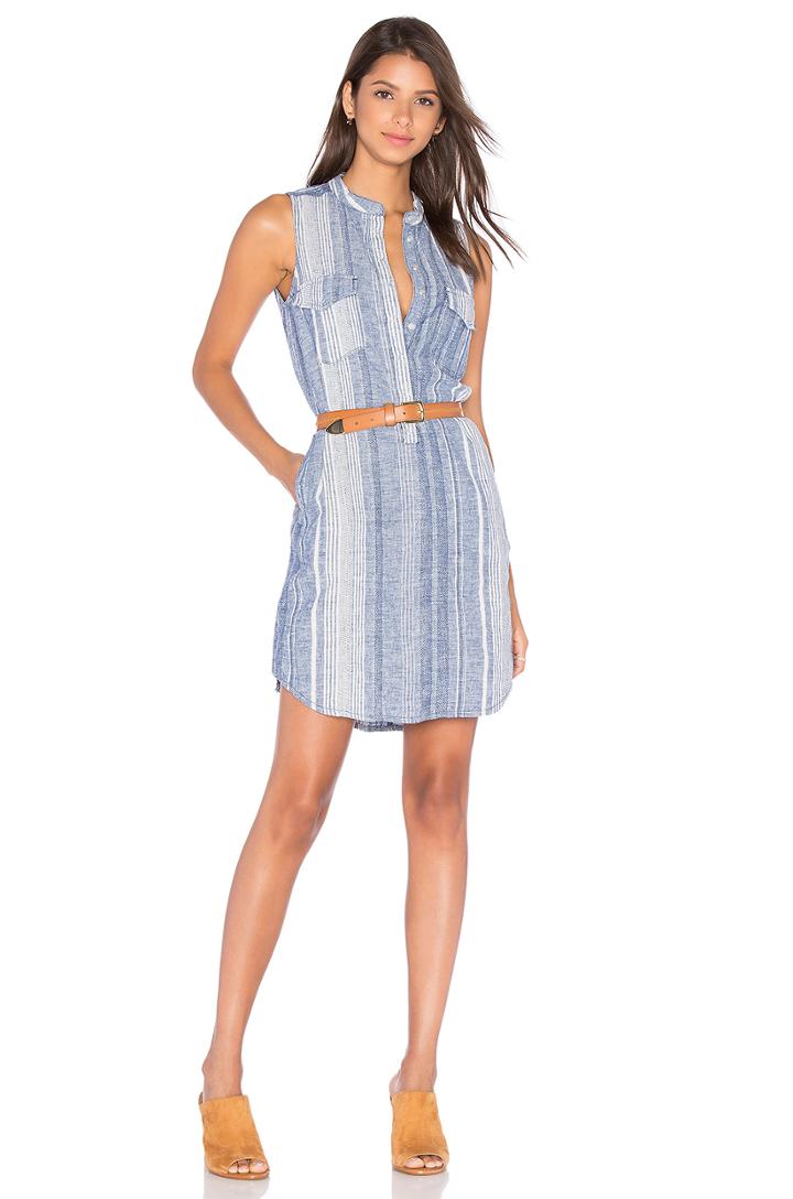 Stripe Button Up Dress