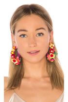 Floral Hoop Earring