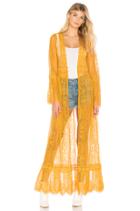 Lace Bell Sleeve Duster