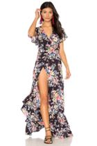 Beach House Frill Wrap Dress