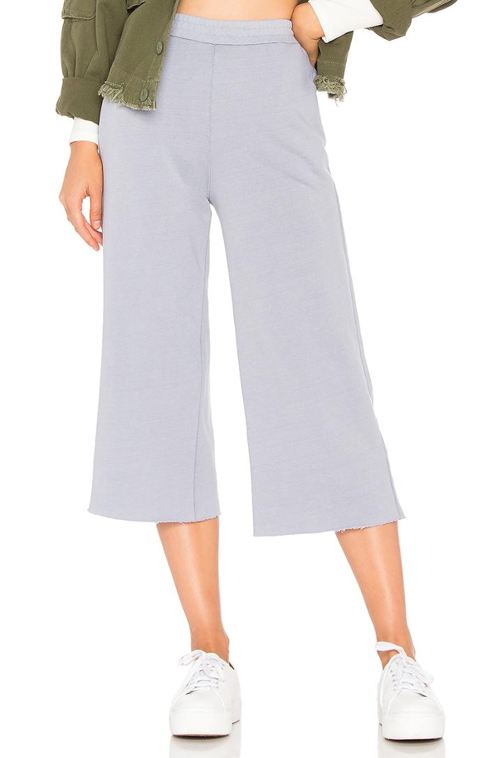 French Terry Culotte Pant