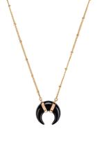 Cat's Eye Crescent Necklace