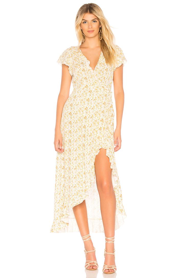 Amelia Wrap Maxi Dress