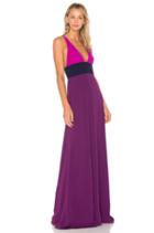 Color Block Gown