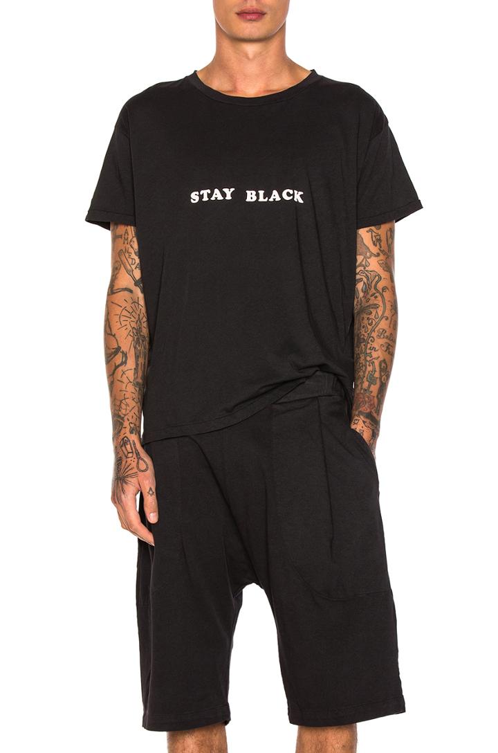 Stay Black Tee