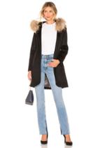 Charlena Coat With Fur Collar