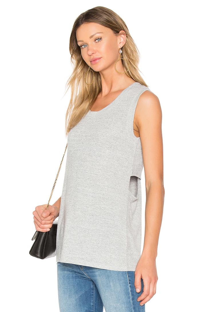 Faded Crew Neck Tank