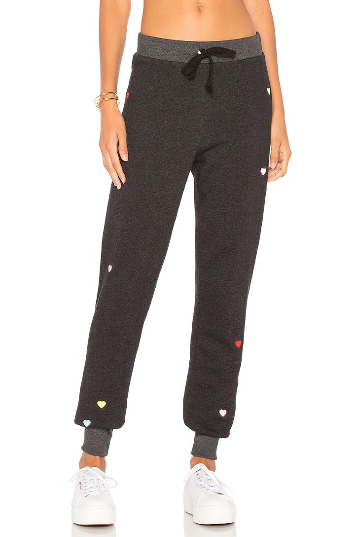 Embroidered Hearts Jack Jogger