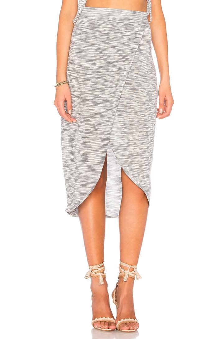 Space Dye Wrap Skirt