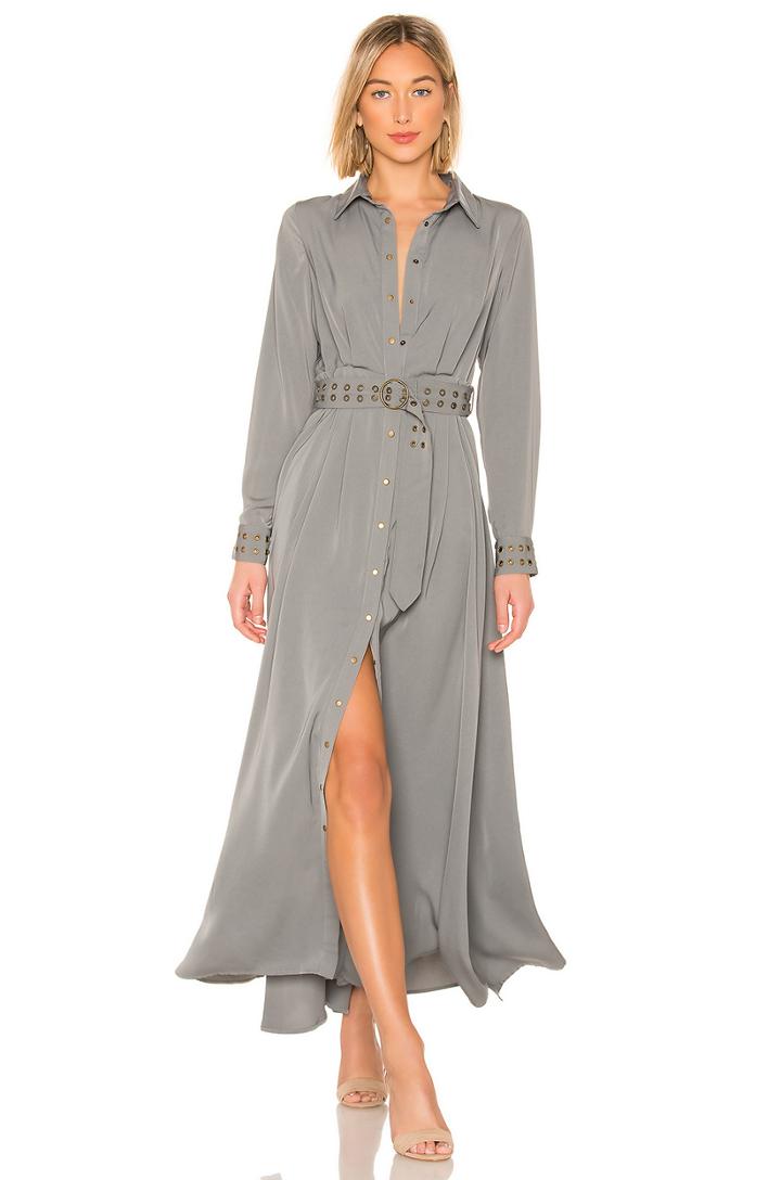 Mod Maxi Shirt Dress