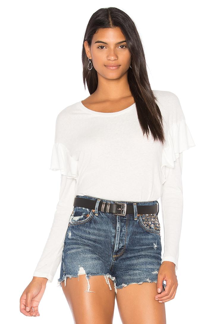 Tribeca Ruffle Sleeve Top