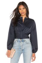 Satin Tuck Front Top