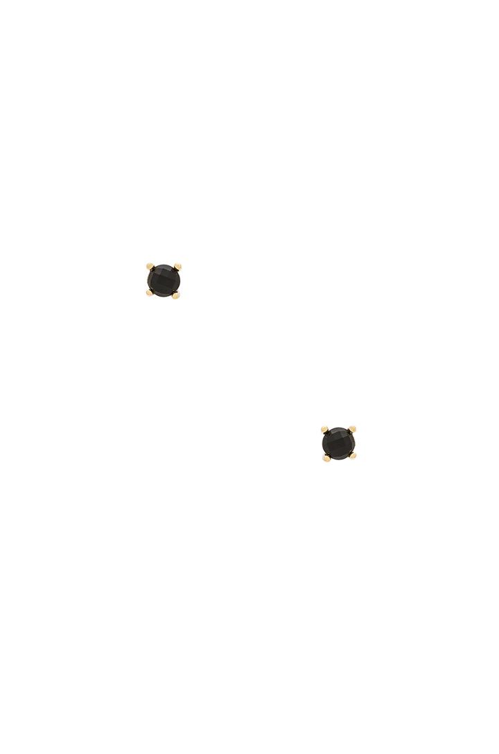 Prong Set Stone Stud Earrings