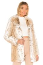 X Revolve Tatiana Faux Fur Coat