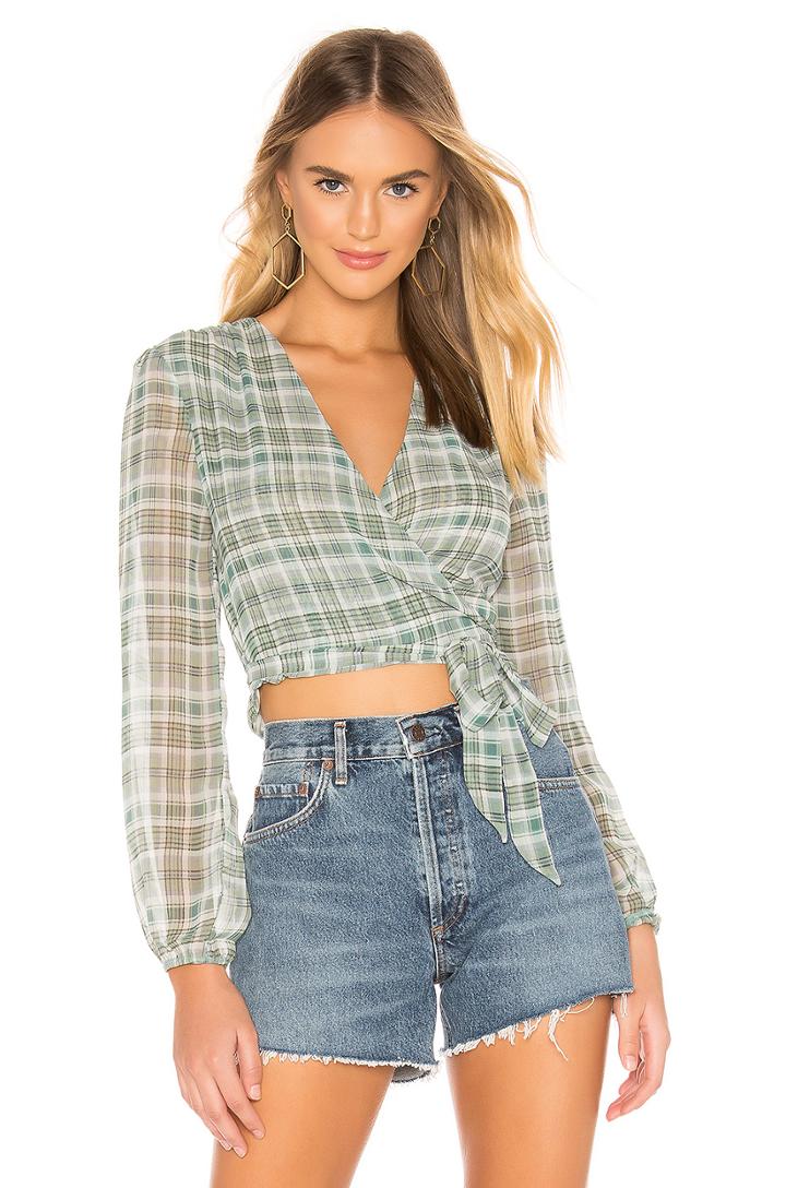 Cecile Wrap Top