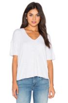 Drop Shoulder V Neck Tee