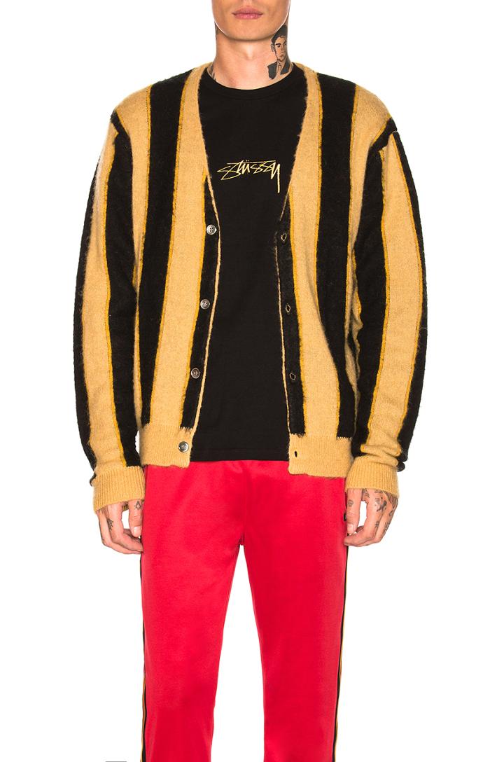 Vertical Stripe Cardigan