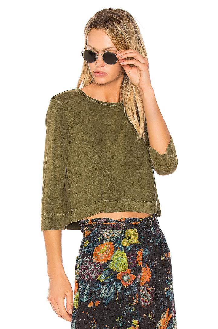 Half Sleeve Crop Top