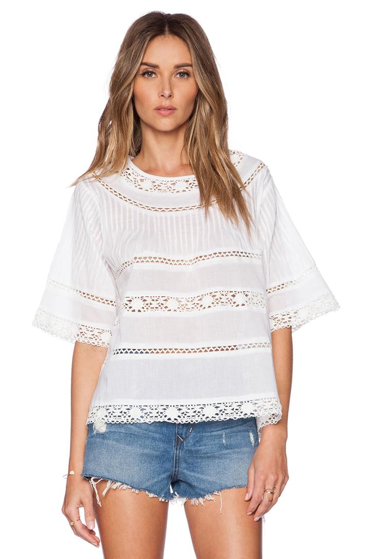 Vivian Swing Top With Lace