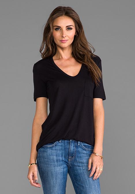 T By Alexander Wang Classic T In Black