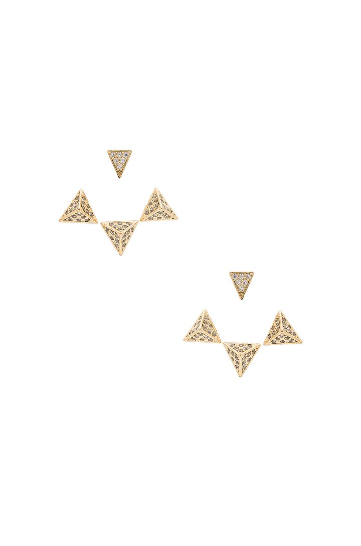 Tri Pyramid Ear Cuff
