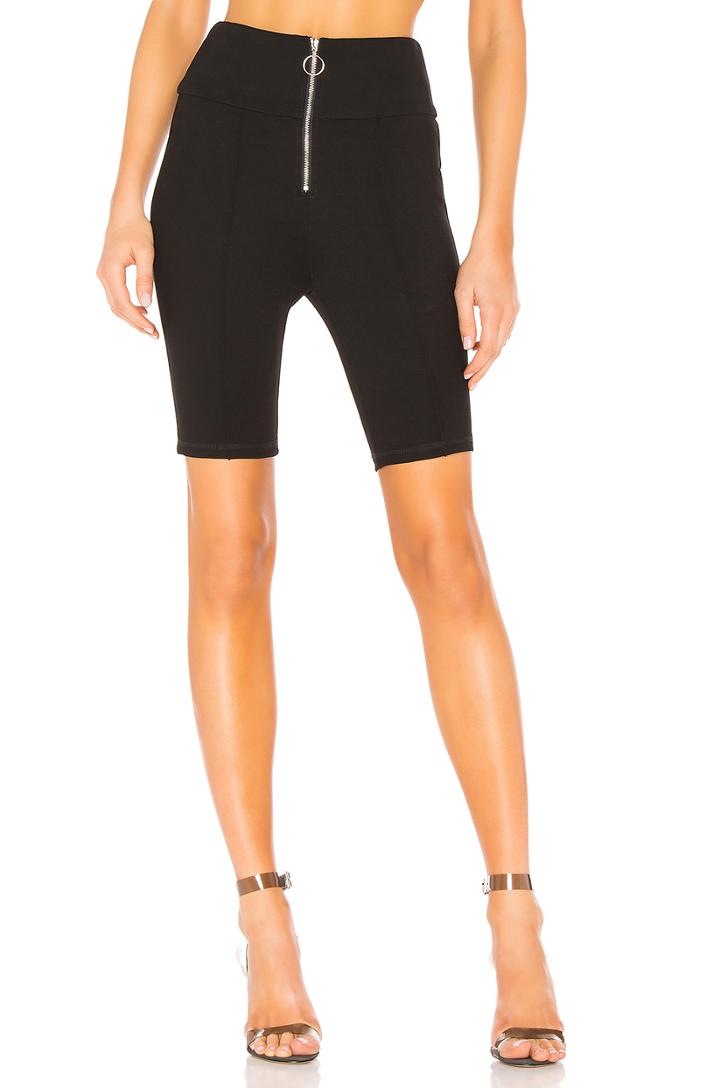 Lacey Front Zip Ponte Short