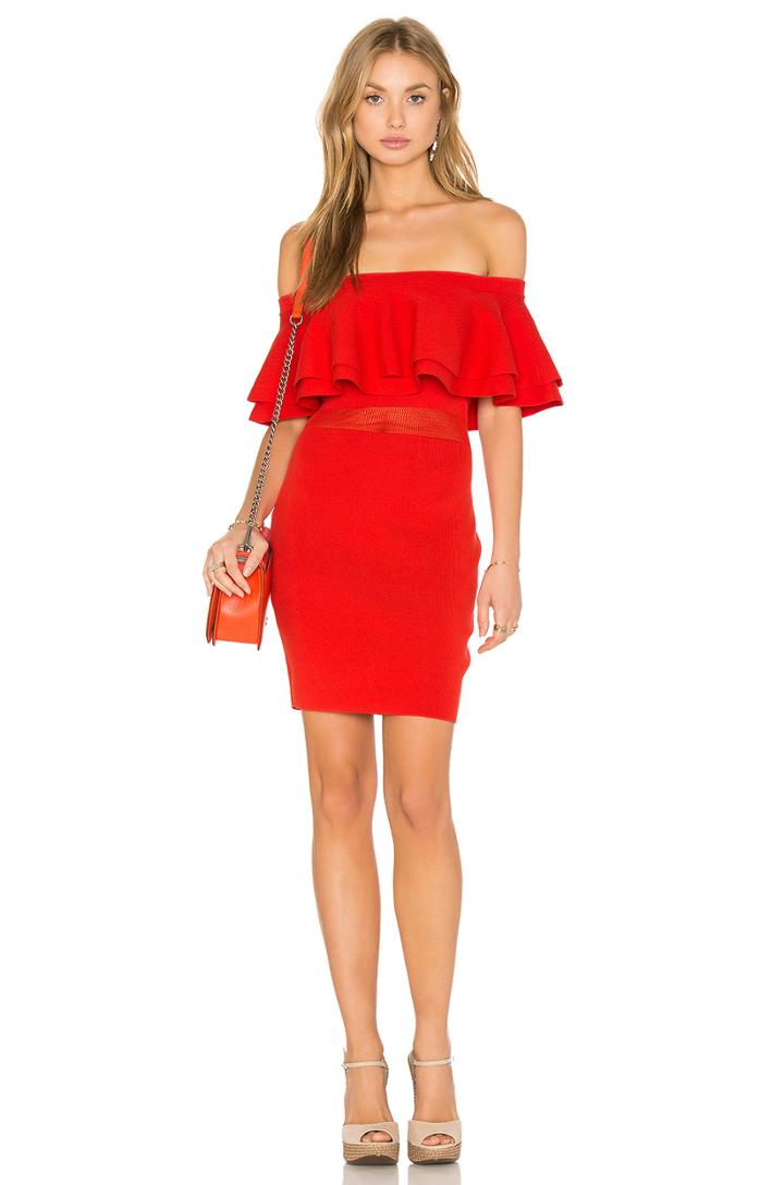 Off The Shoulder Ruffle Dress